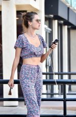 ALESSANDRA AMBROSIO Makeup Free Out in Los Angeles 09/14/2019
