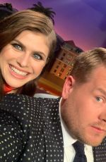 ALEXANDRA DADDARIO at Late Late Show with James Corden 09/11/2019