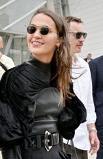ALICIA KINADER Heading to LVMH Prize Young Fashion Designers Talents in Paris 09/04/2019