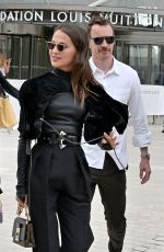 ALICIA KINADER Heading to LVMH Prize Young Fashion Designers Talents in Paris 09/04/2019