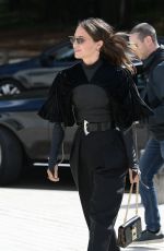 ALICIA KINADER Heading to LVMH Prize Young Fashion Designers Talents in Paris 09/04/2019