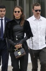 ALICIA KINADER Heading to LVMH Prize Young Fashion Designers Talents in Paris 09/04/2019