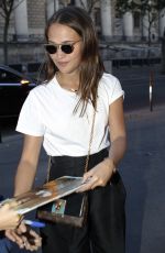 ALICIA VIKANDER and Michael Fassbender Night Out in Paris 09/04/2019