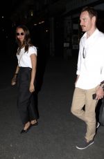 ALICIA VIKANDER and Michael Fassbender Night Out in Paris 09/04/2019