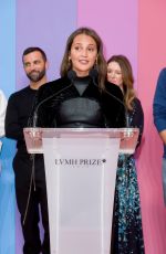 ALICIA VIKANDER at LVMH Young Fashion Designer Prize in Paris 09/04/2019