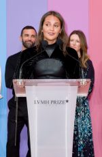 ALICIA VIKANDER at LVMH Young Fashion Designer Prize in Paris 09/04/2019