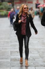 AMANDA HOLDEN Arrives at Global Radio in London 09/09/2019