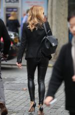 AMANDA HOLDEN Arrives at Global Radio in London 09/09/2019