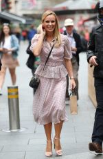 AMANDA HOLDEN Leaves Heart Radio in London 09/11/2019