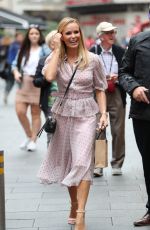 AMANDA HOLDEN Leaves Heart Radio in London 09/11/2019