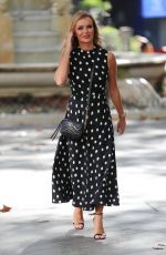AMANDA HOLDEN Leaves Heart Radio in London 09/13/2019