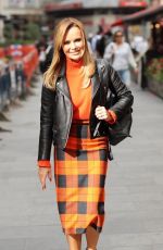 AMANDA HOLDEN Leaves Heart Radio in London 09/27/2019