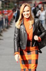 AMANDA HOLDEN Leaves Heart Radio in London 09/27/2019