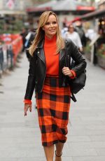AMANDA HOLDEN Leaves Heart Radio in London 09/27/2019