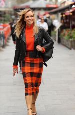 AMANDA HOLDEN Leaves Heart Radio in London 09/27/2019