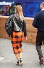 AMANDA HOLDEN Leaves Heart Radio in London 09/27/2019