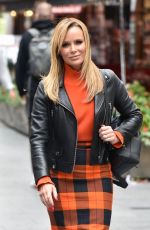 AMANDA HOLDEN Leaves Heart Radio in London 09/27/2019