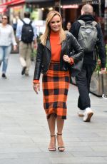 AMANDA HOLDEN Leaves Heart Radio in London 09/27/2019