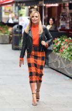 AMANDA HOLDEN Leaves Heart Radio in London 09/27/2019
