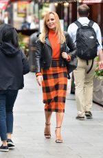 AMANDA HOLDEN Leaves Heart Radio in London 09/27/2019