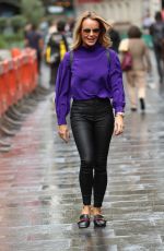 AMANDA HOLDEN leaves Heart Radio Show in London 09/24/2019