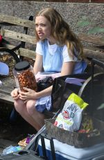 AMANDA SEYFRIED on the Set of A Mouthful of Air in New York 09/24/2019