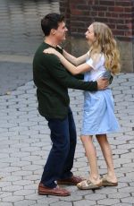 AMANDA SEYFRIED on the Set of A Mouthful of Air in New York 09/24/2019