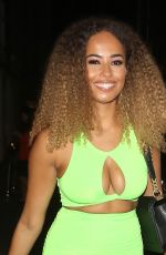 AMBER GILL Leaves Revlon 24hr Beauty Salon in London 09/19/2019