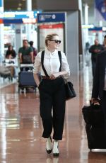 AMBER HEARD at Charles De Gaulle Airport in Paris 09/27/2019