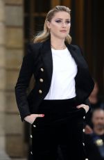 AMBER HEARD at Le Defile L