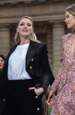 AMBER HEARD at Le Defile L