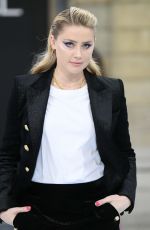AMBER HEARD at Le Defile L