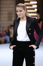 AMBER HEARD at Le Defile L