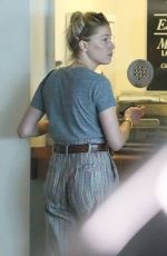 AMBER HEARD Leaves Meeting with Lawyers on Wilshire Blvd in Los Angeles 09/04/2019