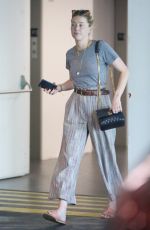 AMBER HEARD Leaves Meeting with Lawyers on Wilshire Blvd in Los Angeles 09/04/2019