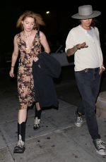 AMBER HEARD Out for Dinner in Beverly Hills 09/04/2019