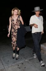 AMBER HEARD Out for Dinner in Beverly Hills 09/04/2019