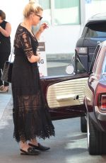 AMBER HEARD Out in Her Classic Ford 1965 Mustang Maroon in Beverly Hills 09/18/2019