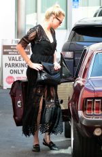 AMBER HEARD Out in Her Classic Ford 1965 Mustang Maroon in Beverly Hills 09/18/2019