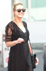 AMBER HEARD Out in Her Classic Ford 1965 Mustang Maroon in Beverly Hills 09/18/2019
