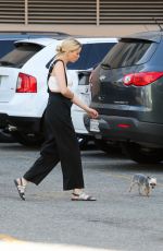 AMBER HEARD Out with Her Dog in Los Angeles 09/21/2019
