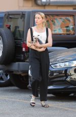 AMBER HEARD Out with Her Dog in Los Angeles 09/21/2019