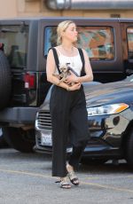 AMBER HEARD Out with Her Dog in Los Angeles 09/21/2019