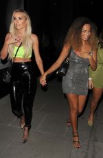 AMBER ROSE GILL and LAURA ANDERSON at Nobu Restaurant in London 09/12/2019