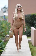 AMBER TOWIE in Bikini on the Set of TOWIE in Marbella 09/22/2019