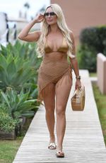 AMBER TOWIE in Bikini on the Set of TOWIE in Marbella 09/22/2019