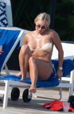 AMBER TURNER and CHLOE B in Bikinis at a Pool in Marbella09/16/2019