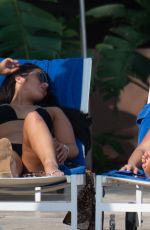 AMBER TURNER and CHLOE B in Bikinis at a Pool in Marbella09/16/2019