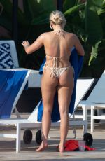 AMBER TURNER and CHLOE B in Bikinis at a Pool in Marbella09/16/2019