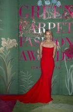 AMBER VALLETTA at Green Carpet Fashion Awards in Milan 09/22/2019